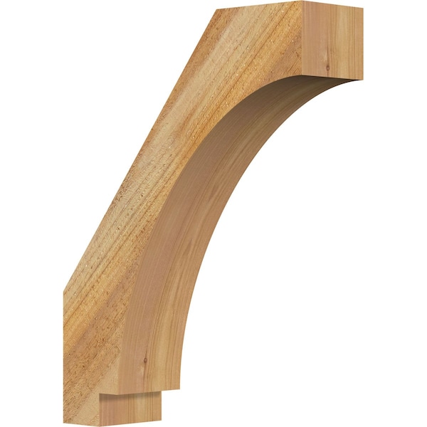 Ekena Millwork 4"W x 14"D x 18"H Imperial Rough Sawn Knee Brace, Western Red Cedar BRC04X14X18IMP00RWR - main